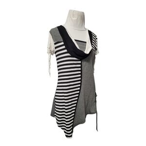 Joseph Ribkoff stretchy Sally‎ shirt, asymmetrical